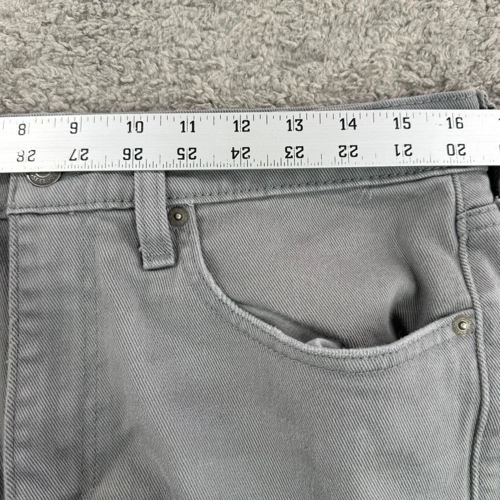 Levis 514 Mens Straight Fit Grey Denim Jeans 35x30 (actual)  00514-0941